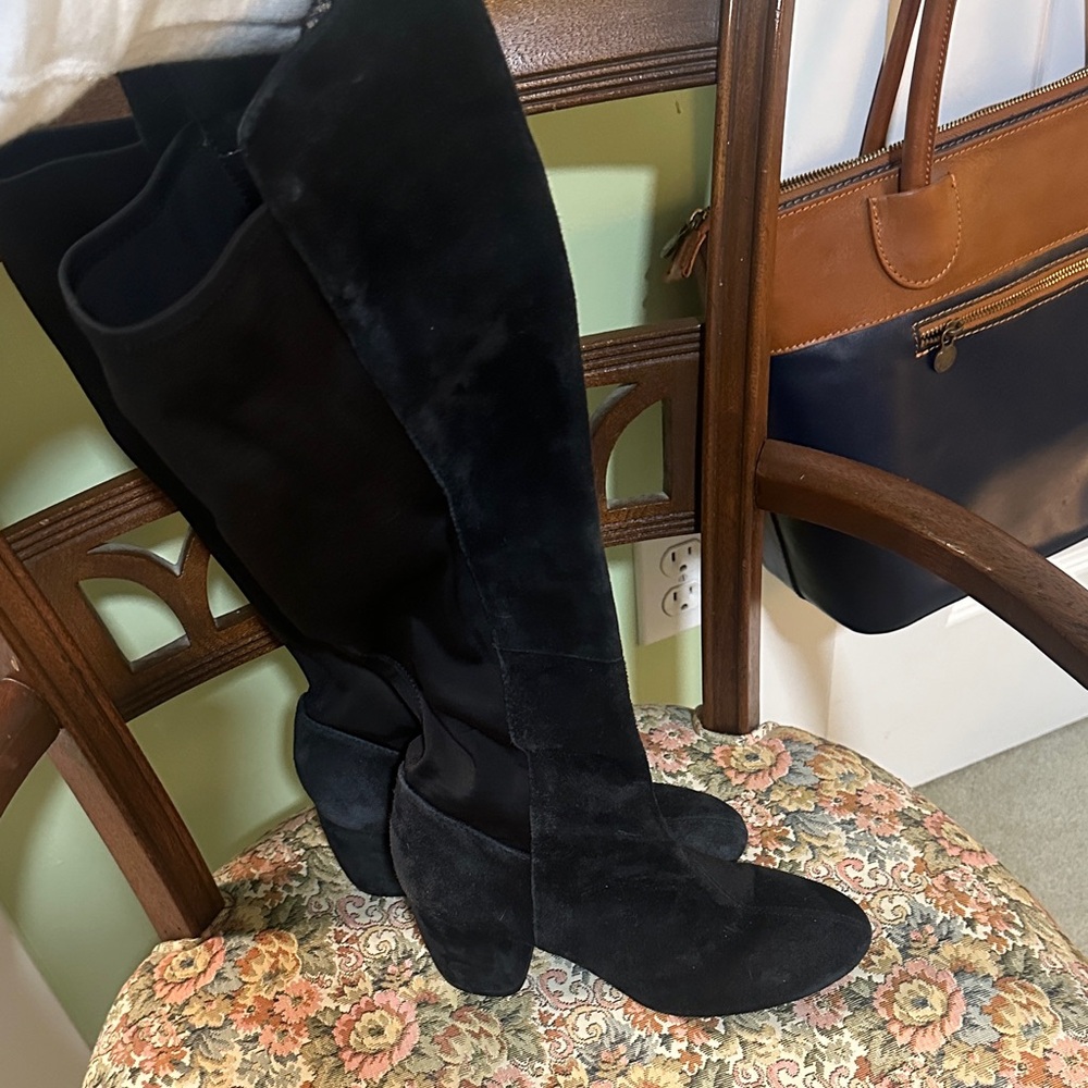 Nine West Black Over the Knee Boots